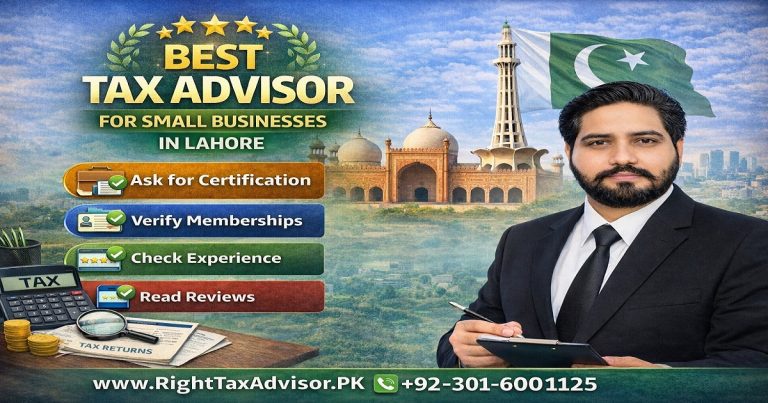 Small Business Tax Advisor Lahore