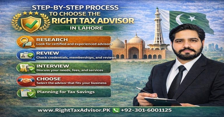 Choosing the Award-Winning Tax Advisor in Lahore For Individuals