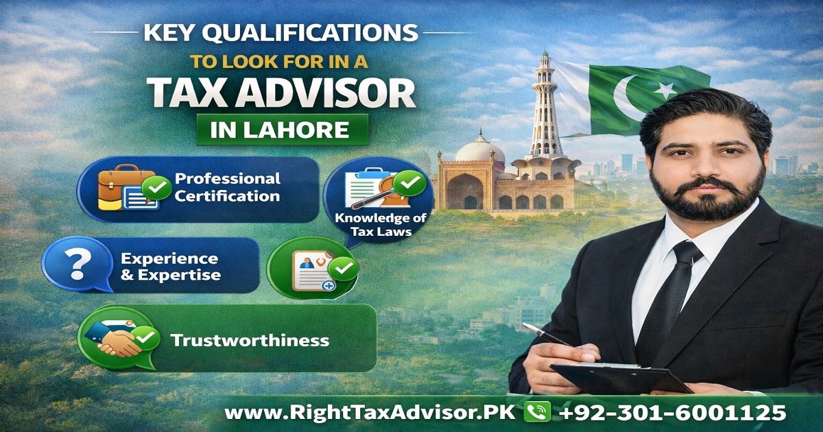 Key Qualifications to Look for in a Tax Advisor in Lahore Pakistan