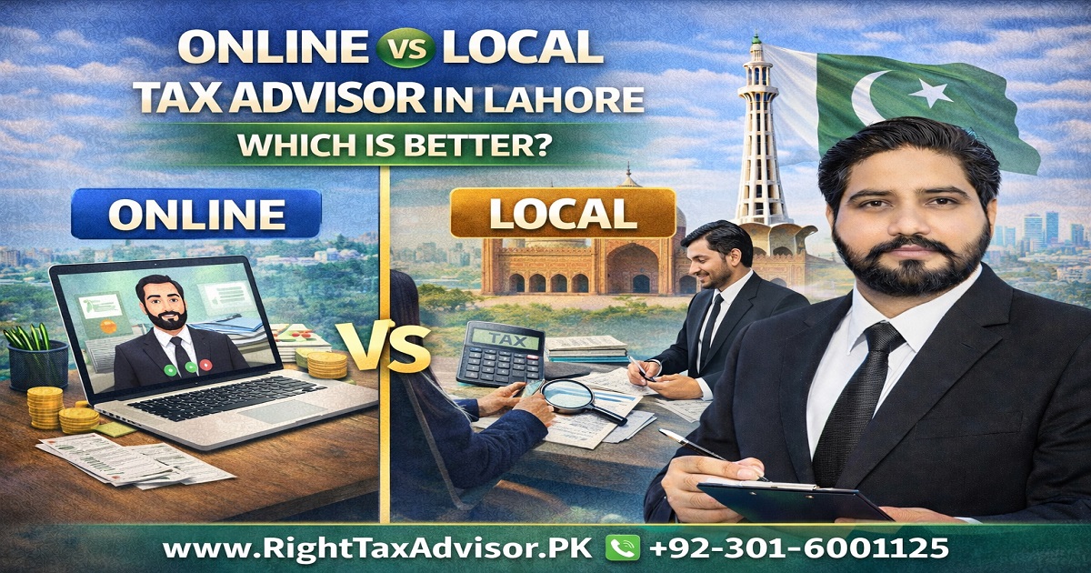 Online vs Local Tax Advisor in Lahore – Which Is Better