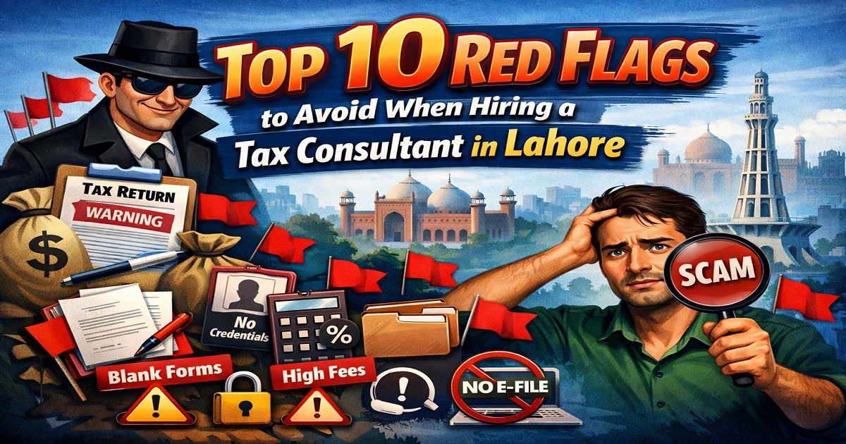 Top 10 Red Flags to Avoid When Hiring a Tax Consultant in Lahore