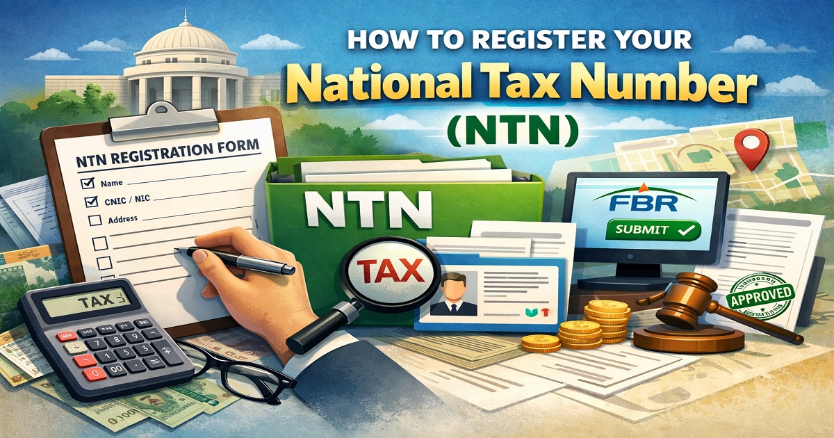 How to Obtain National Tax Number (NTN) in Lahore, Pakistan