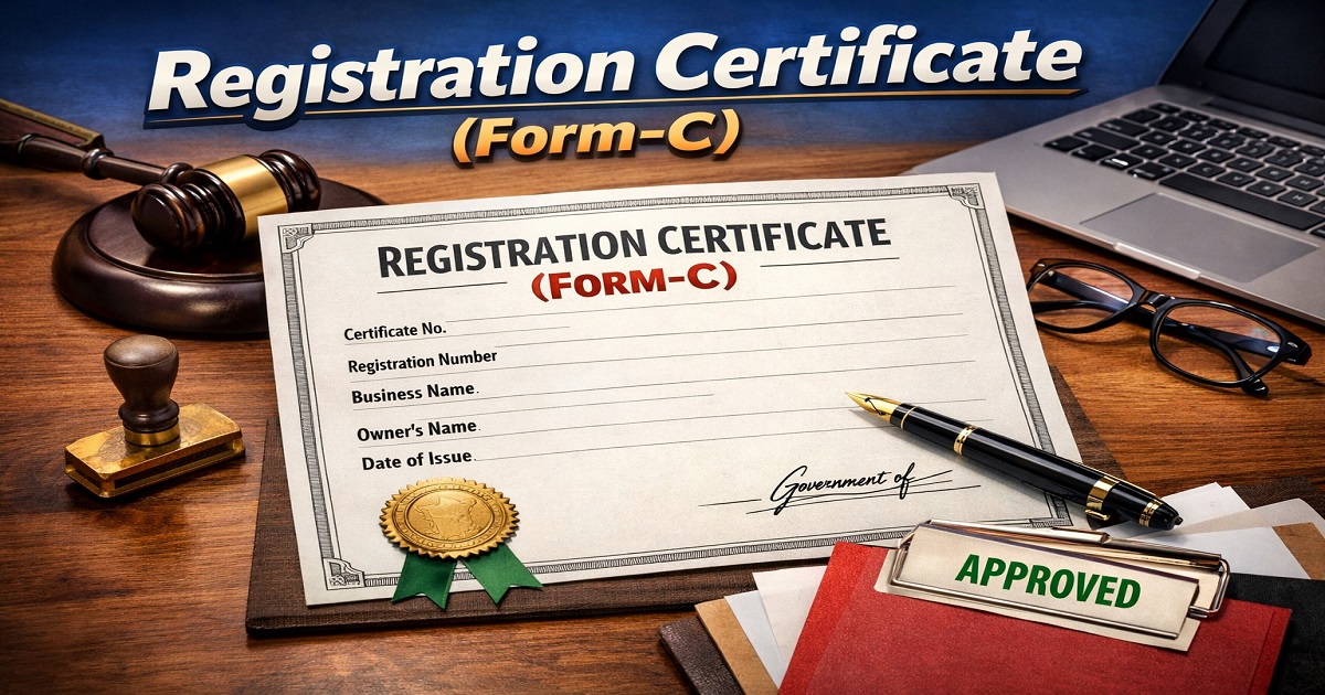 Registration Certificate (Form-C)