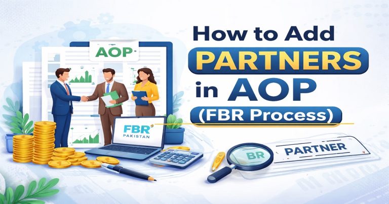 How to Add Partners in AOP (FBR Process)