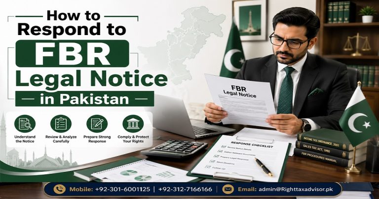 How to Respond to FBR Legal Notice in Pakistan