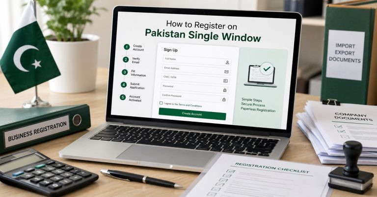 How to Register on Pakistan Single Window PSW