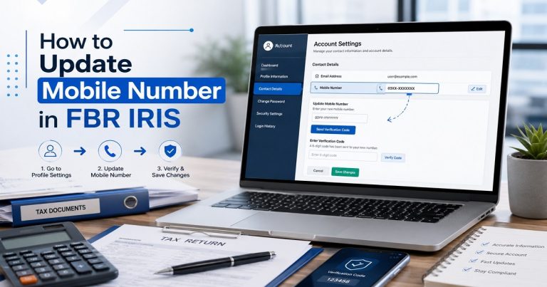 How to Update Mobile Number in FBR IRIS