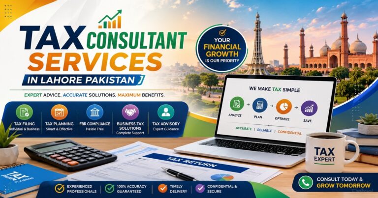 Tax Consultant Services in Lahore Pakistan