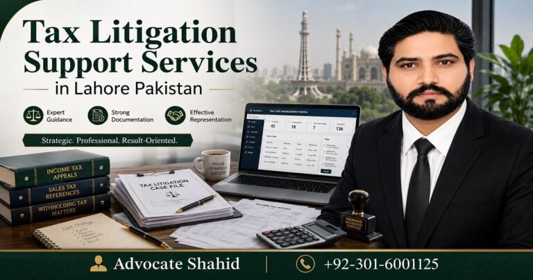 Tax Litigation Support Services in Lahore Pakistan