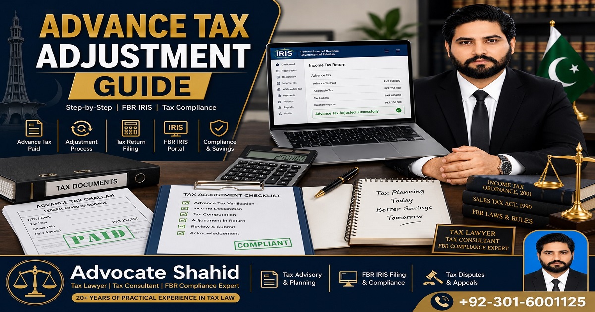 Advance Tax Adjustment Guide in Pakistan