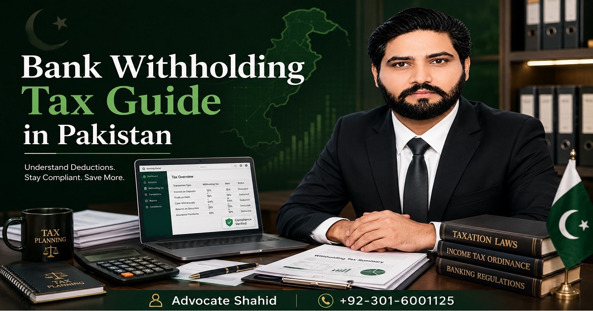 Bank Withholding Tax Guide in Pakistan