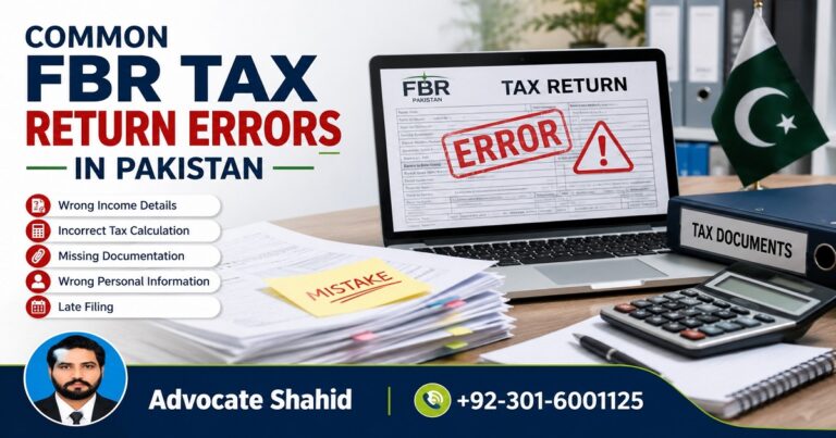 Common FBR Tax Return Errors in Pakistan