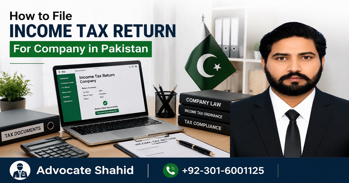 Company Income Tax Return Filing in Pakistan