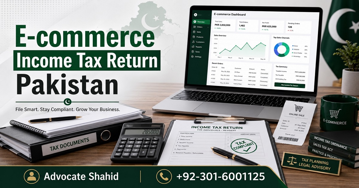 E-commerce Income Tax Return Pakistan