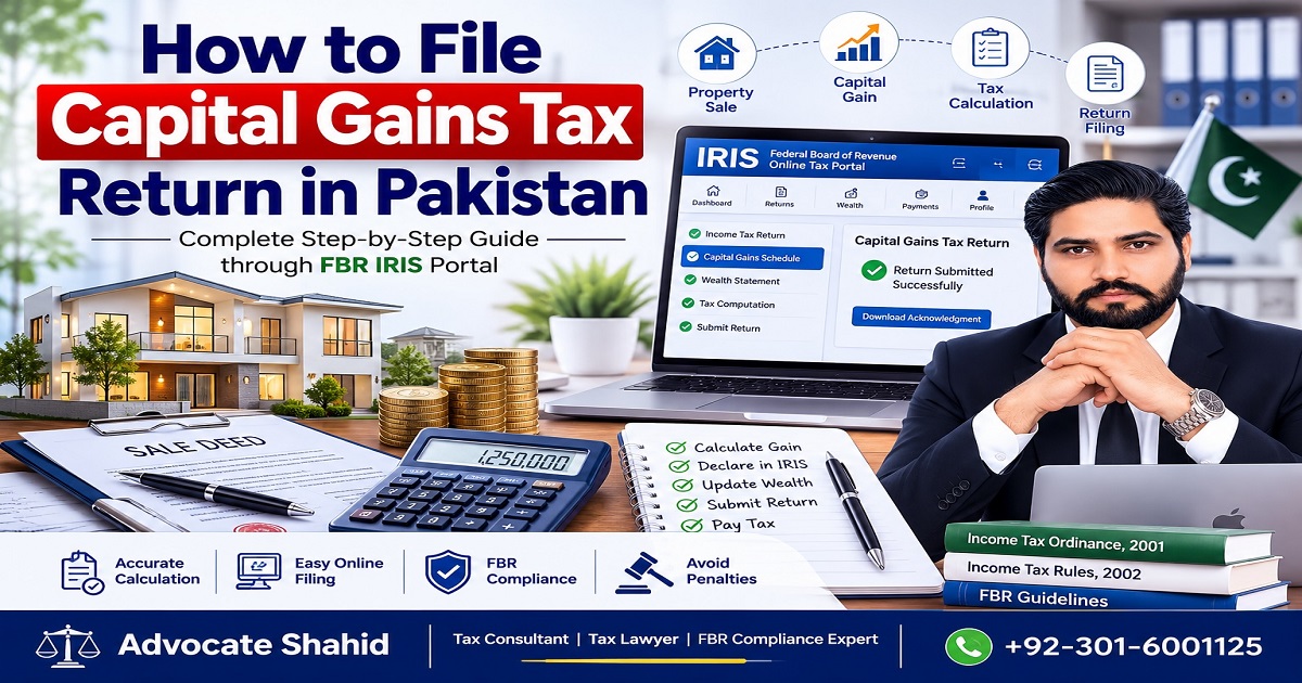 How to File Capital Gains Tax Return in Pakistan