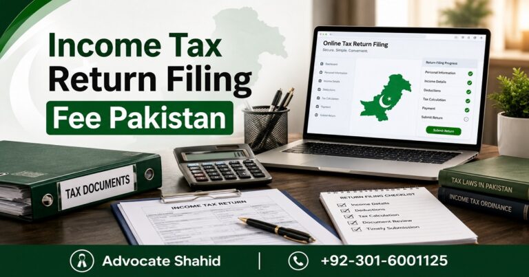 Income Tax Return Filing Fee Pakistan