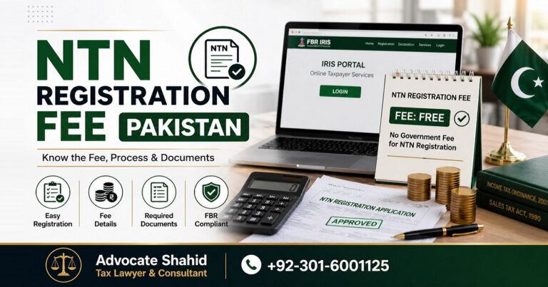 NTN Registration Fee Pakistan