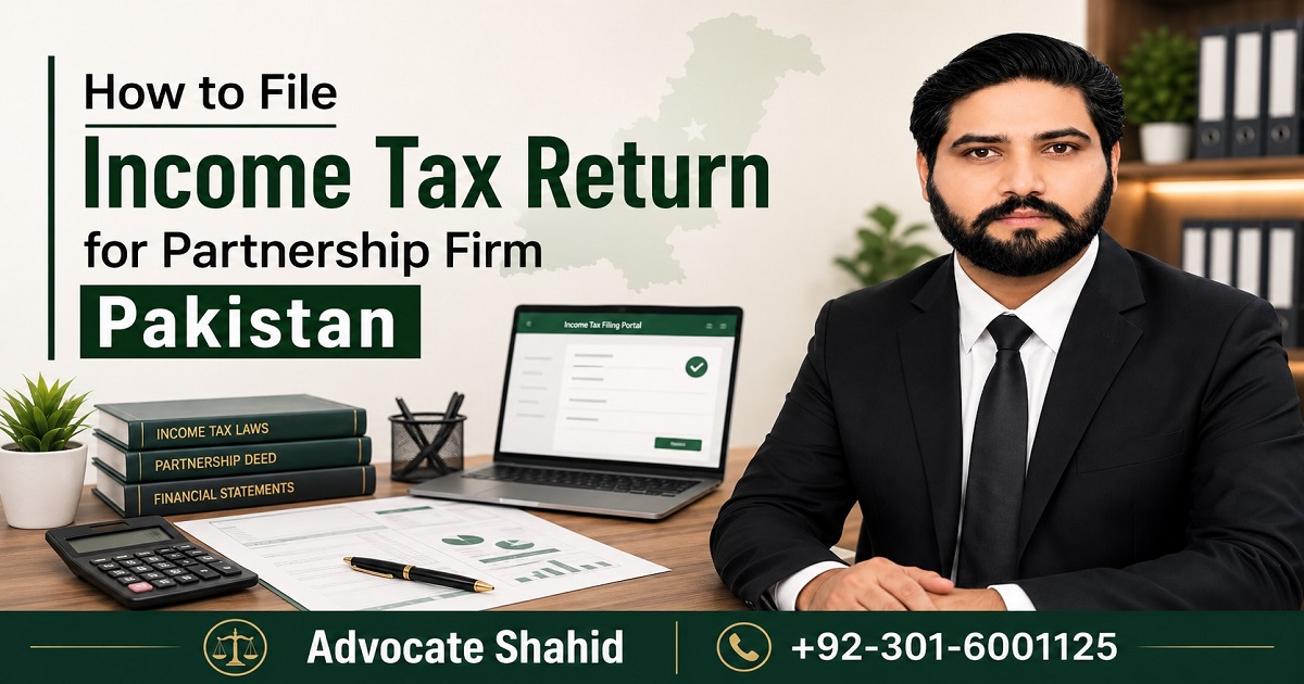 Partnership Firm Tax Return Filing in Pakistan