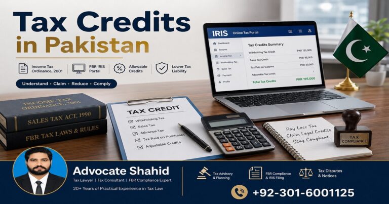 Tax Credits in Pakistan